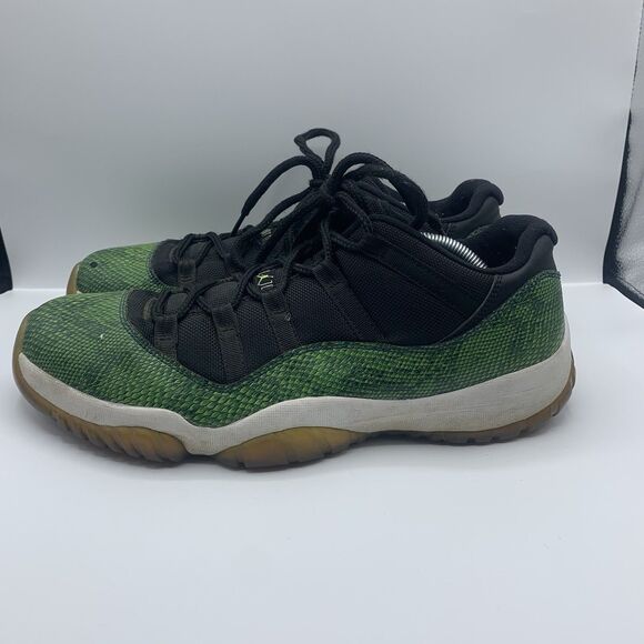 Nike Air Jordan 11 Retro Low Nightshade Green Snakeskin Size 12 #528895-033 - Picture 1 of 8